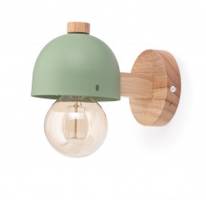 Бра White Mushroom wood olive